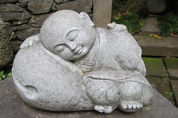 estatua buda dormint